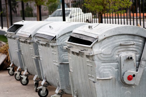 Recycling construction materials at a facility in Redbridge