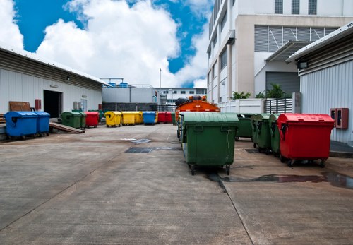 Business professionals selecting the right skip size